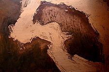 Reliefbild aus Kupfer